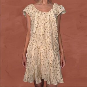 NINA RICCI RUFFLE DRESS